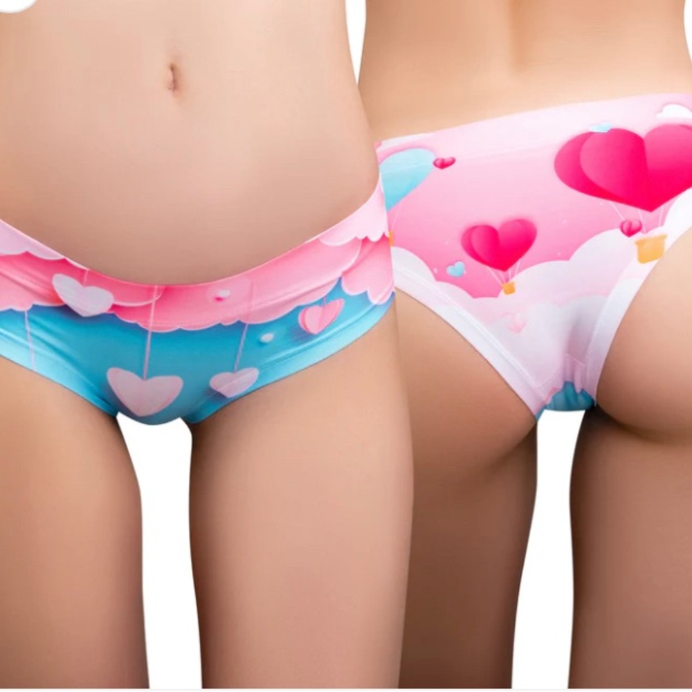 mememe Valentines panties with cute, original and unique prints